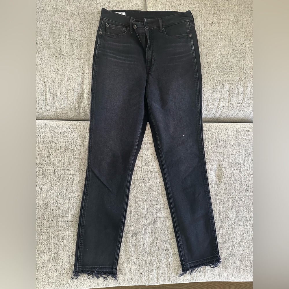 Gap Black Vintage Slim High Rise 30 Long